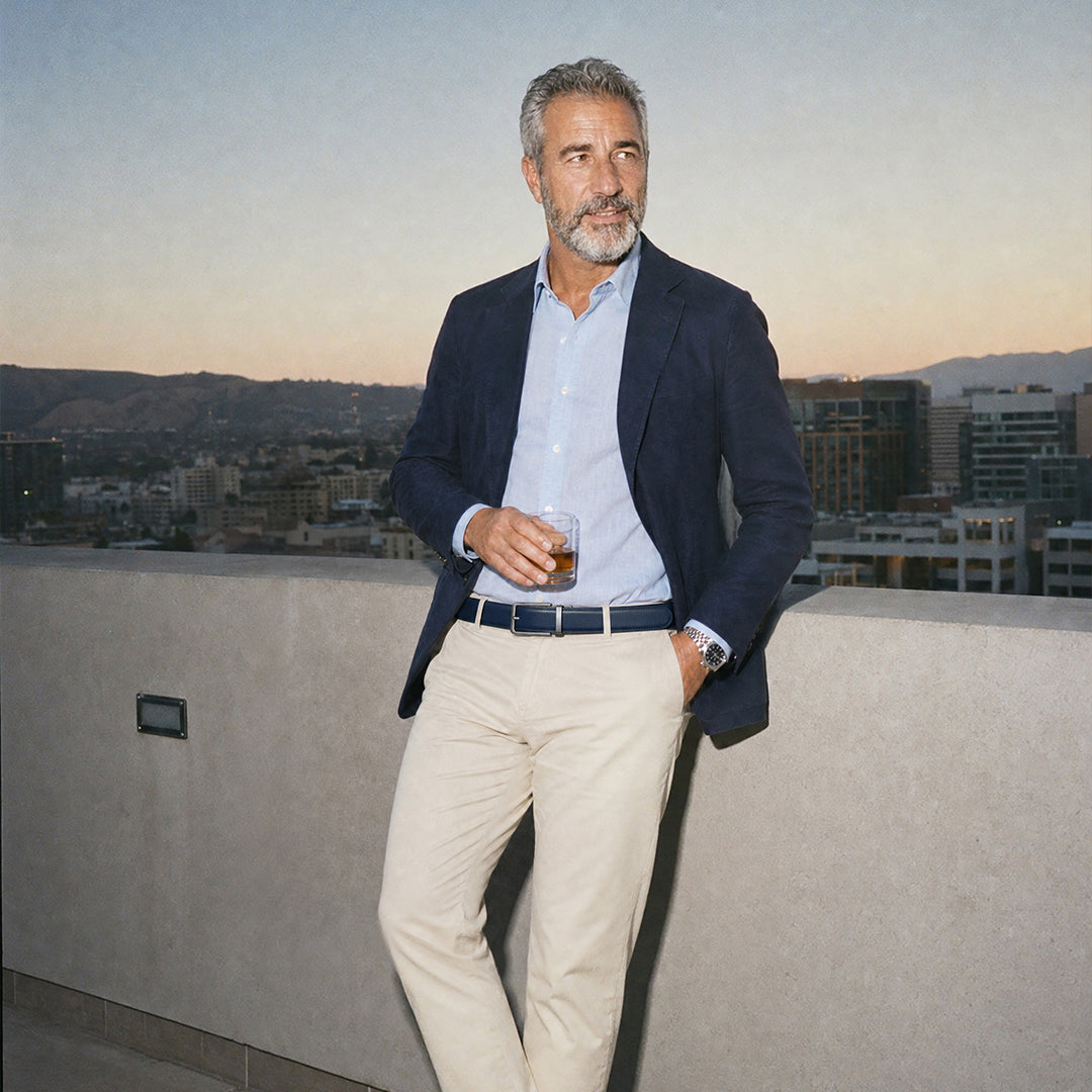 THE CLASSIC BELT - NAVY
