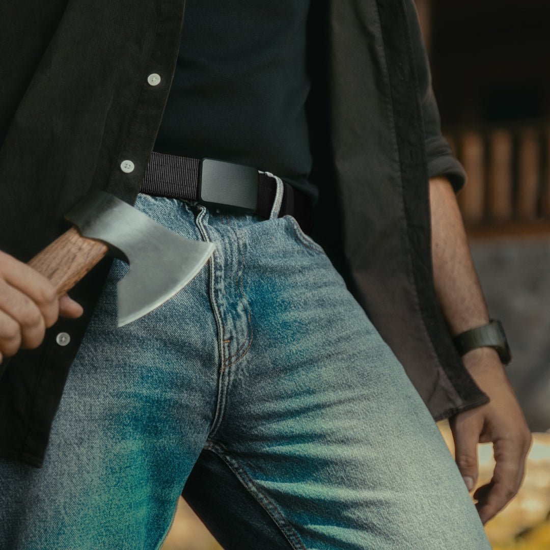 THE OUTDOOR BELT - BLACK